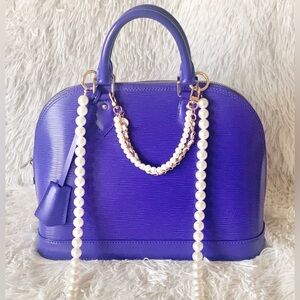 8pc. 🦄LV EUC Alma Epi Leather PM 🦄Purple 2013